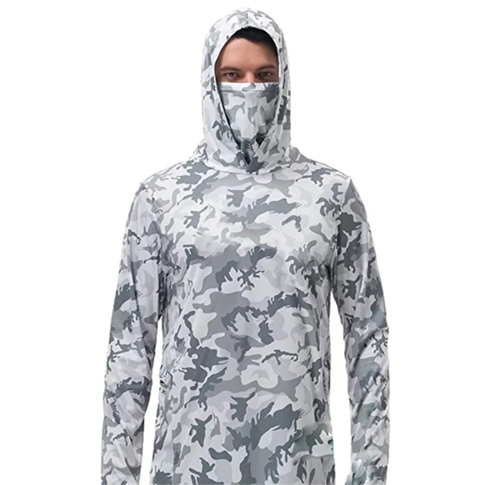 Embellish Knit - Summer Fishing Hoodies Men Jersey camouflage