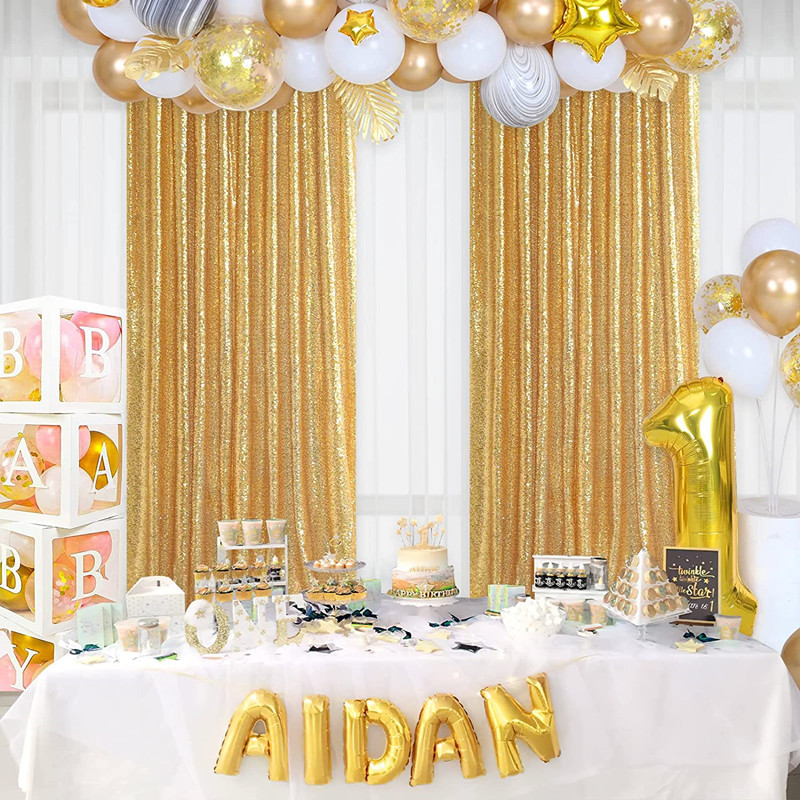 Gold/Silvery Sequin Backdrop C - Sequin Fabric Panel review and price