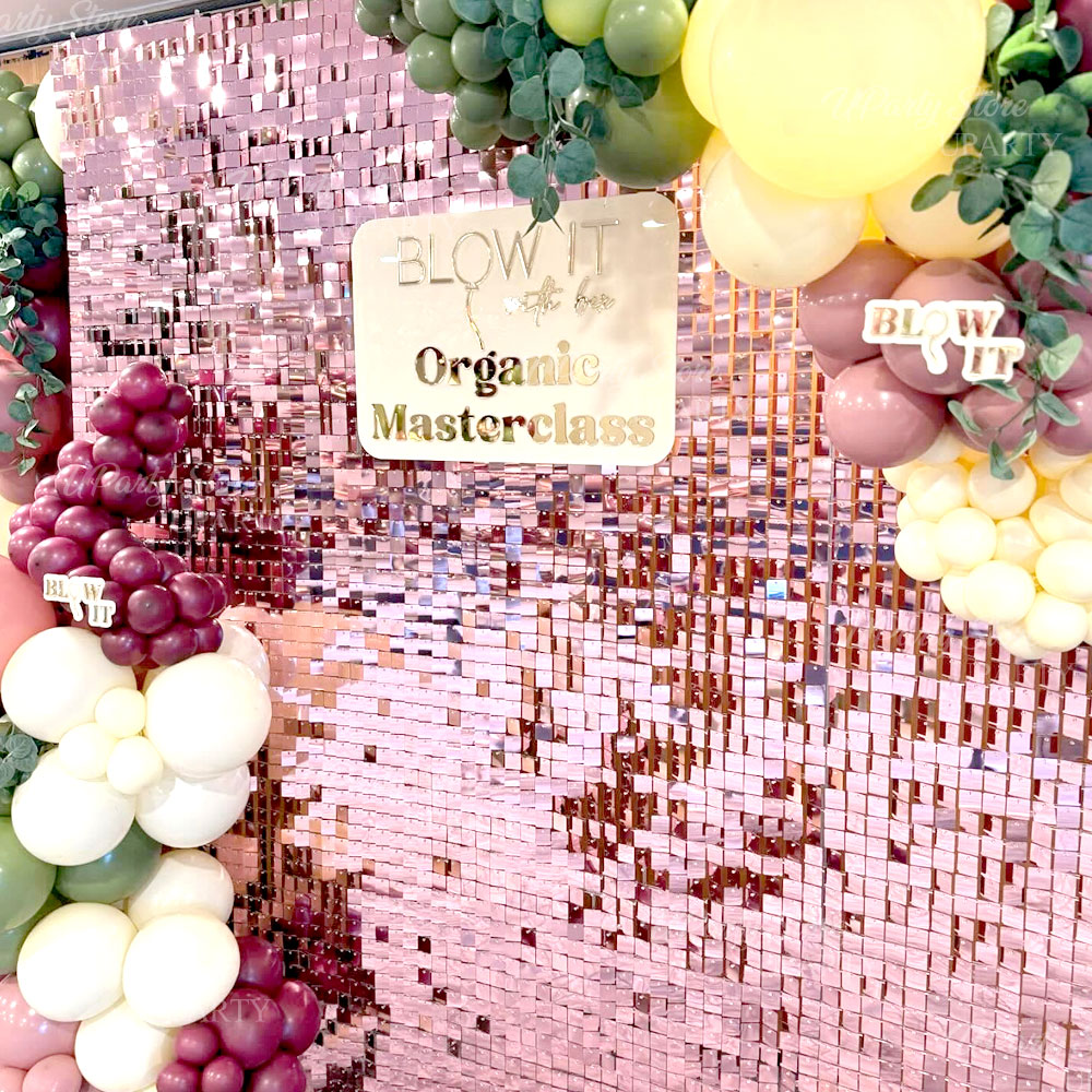 Shinny Pink Wall Backdrops Pan - Sequin Fabric Panel review and price