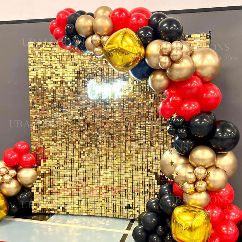 Champagne Gold Shimmer Backdro - Sequin Fabric Panel review and price