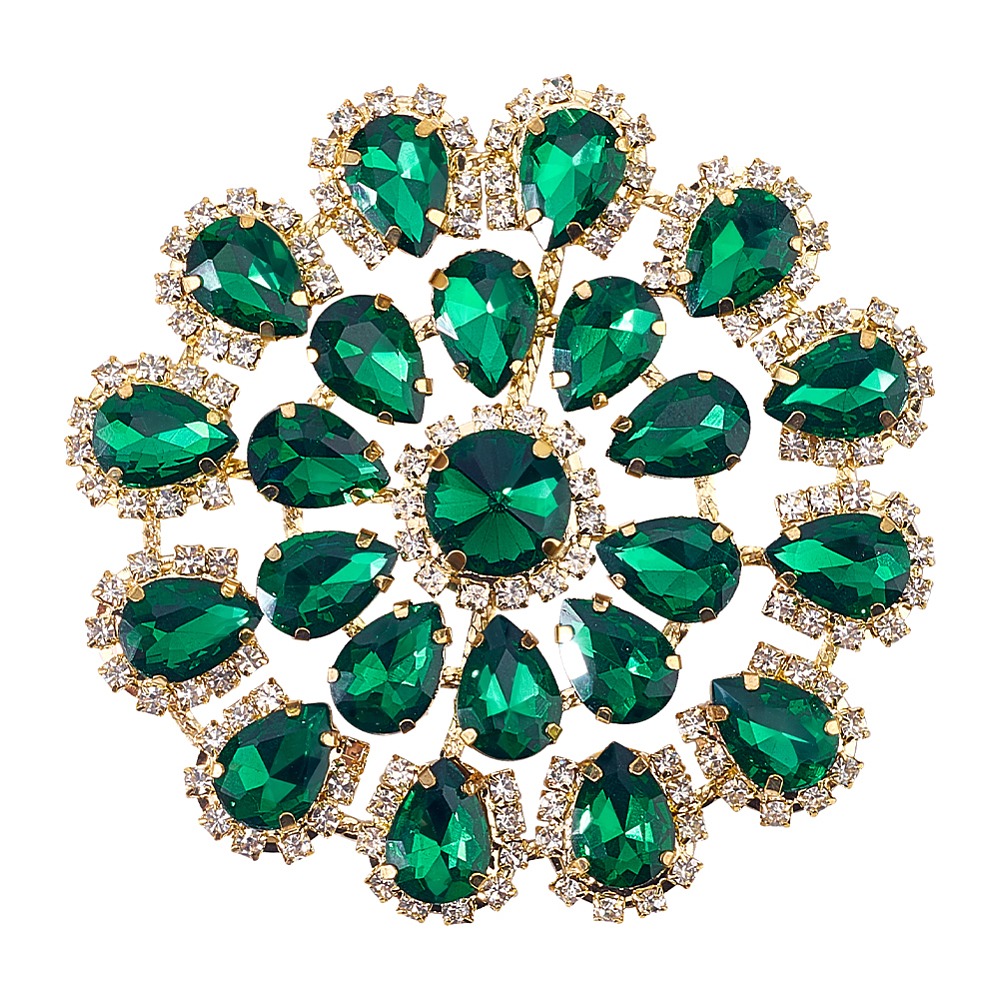 Brass Rhinestone Applique Roun - Sew On Rhinestone review and price