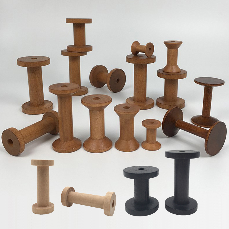 10Pcs/Set Vintage Natural Wood - Organza Ribbon Spool review and price
