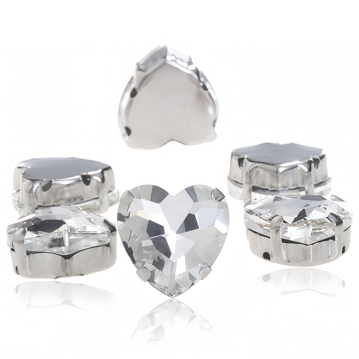 Heart Shape Glass Rhinestones  - Sew On Rhinestone review and price