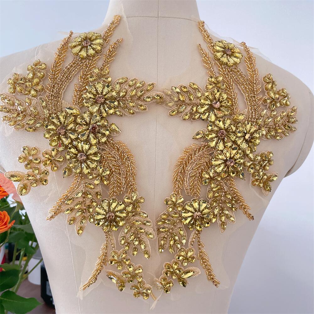 1Pair Colorful Hand-sewn Glass - Sew On Rhinestone review and price