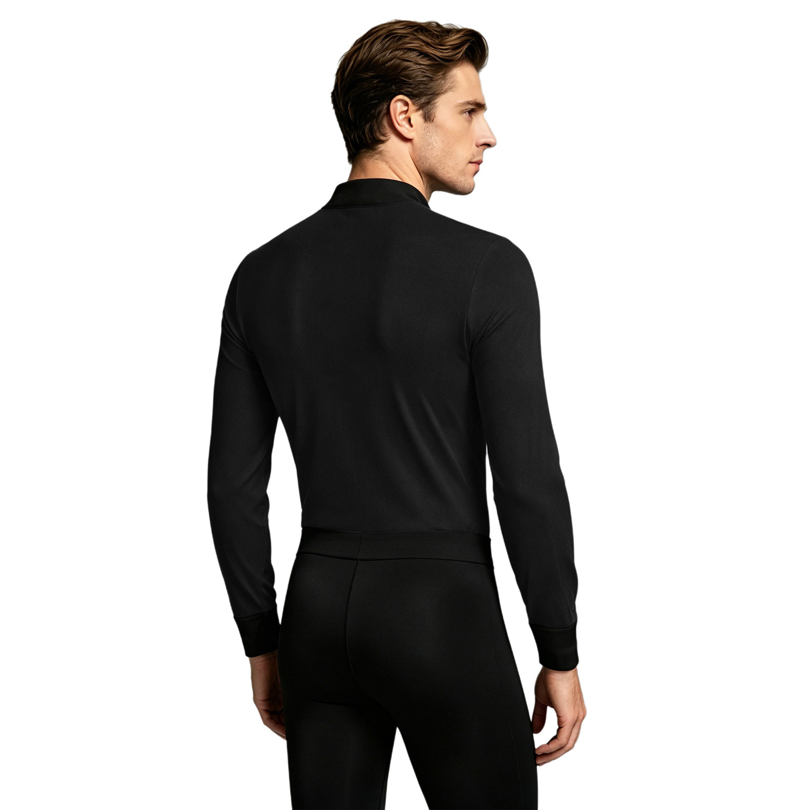 Mens Latin Jazz Dance Leotard  - Rhinestone Banding Trim review and price