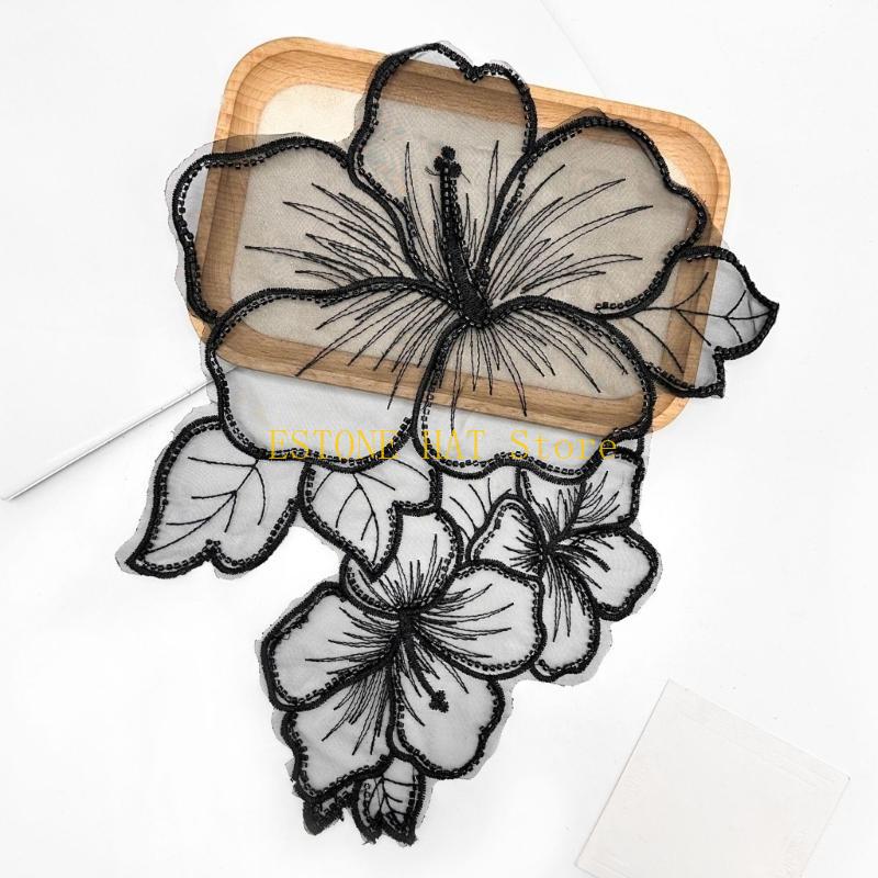 49MF Eye-Catching Flower Tulle - Applique Patch Flower review and price