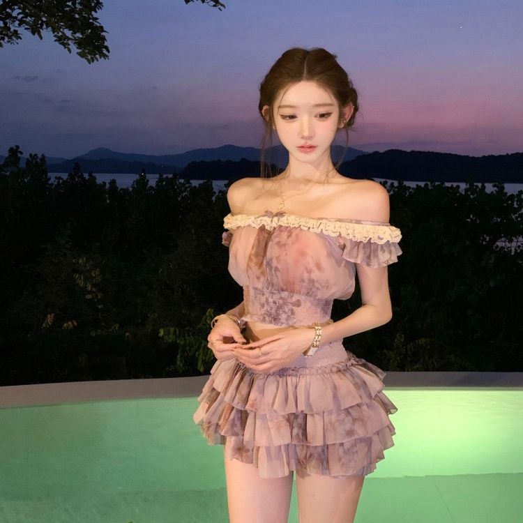 French Sweet Coquette Off Shou - Elastic Lace Trim review and price