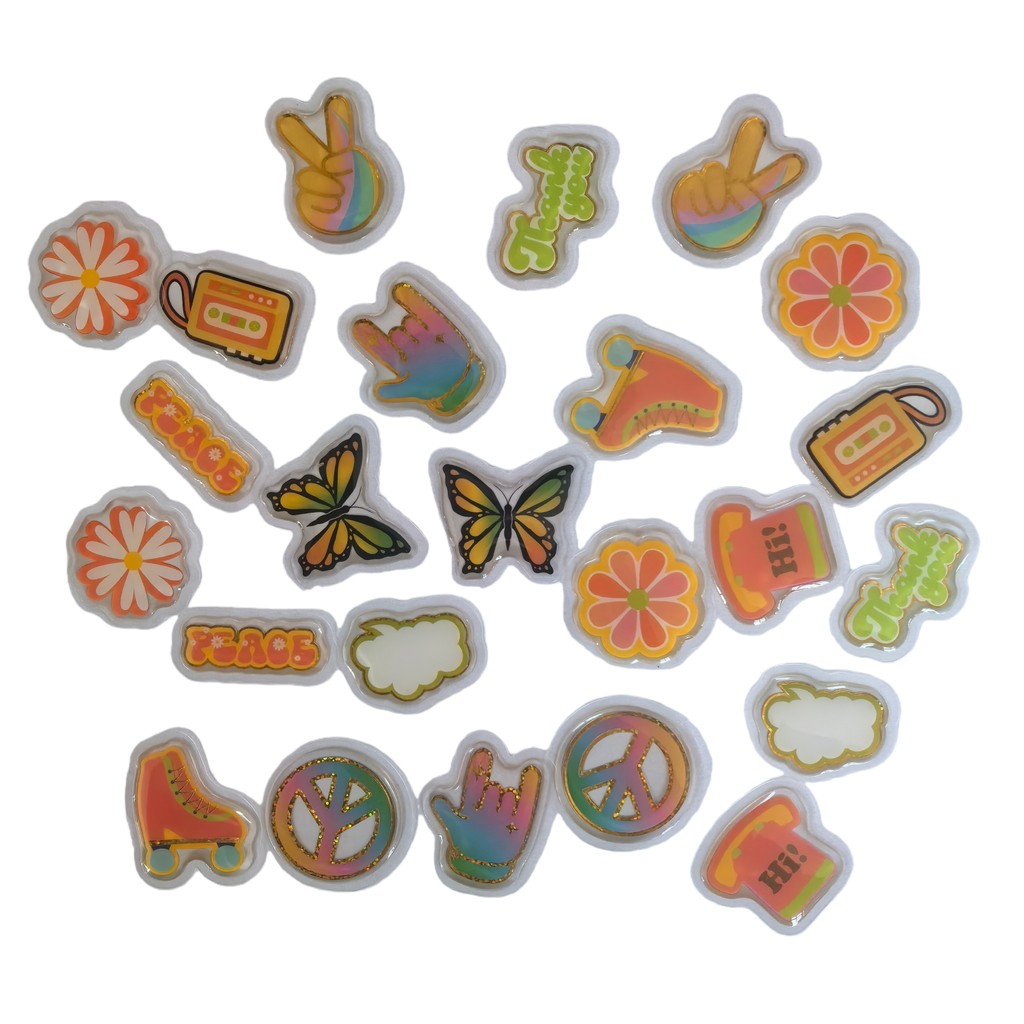 45 Pcs Adorable Epoxy Stickers - Craft Embellishment World review and price