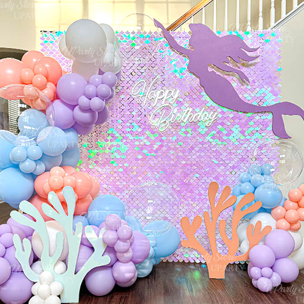 12pcs Mermaid Sequins Wall Pan - Sequin Fabric Panel review and price