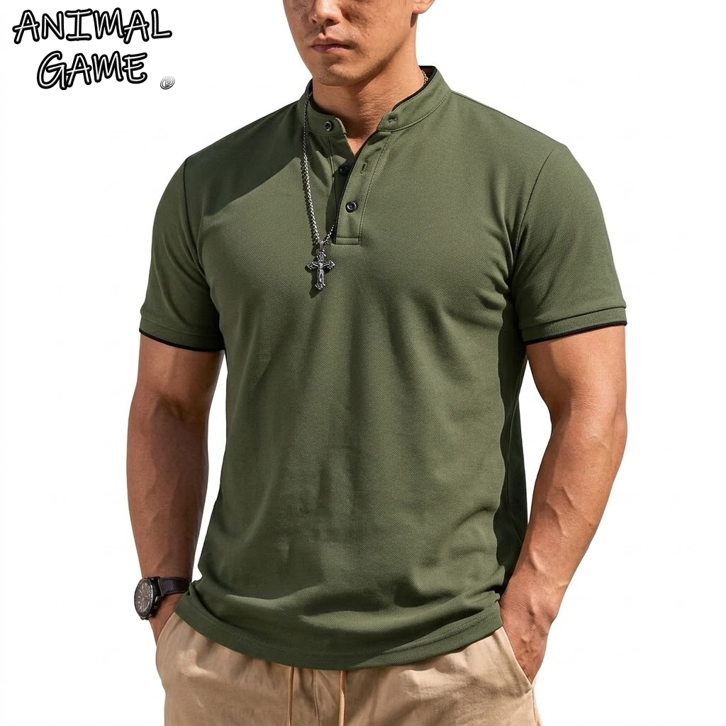 Summer Short Sleeve Henley Shi - Embellish Knit review and price